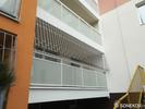 Žárově zinkovaná dekorativní mříž balkonové lodžie (2)